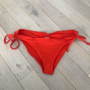 Women’s Bathing suit Bikini Bottoms size Medium L⭐️Space Brand Orange Color